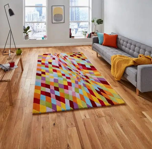 Think Rugs Rugs Prism PR101 Multi - Woven Rugs