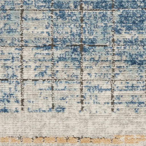 Nourison Rugs Runner / 66 x 229cm Quarry QUA13 Blue Runner 099446820143 - Woven Rugs