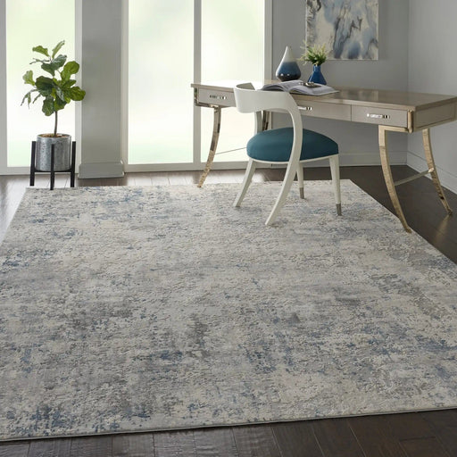 Rustic Textures RUS07 Ivory Grey Blue 1