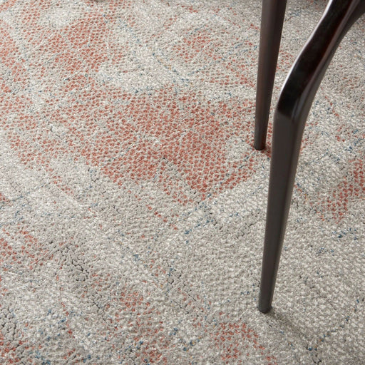 Nourison Rugs Runner / 66 x 230cm Rustic Textures RUS15 Light Grey Rust Runner 099446799319 - Woven Rugs