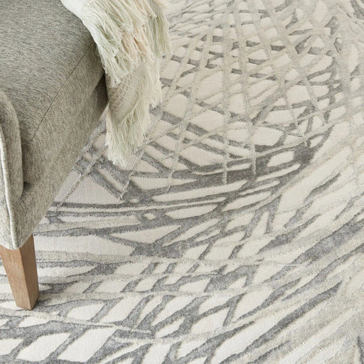 Nourison Rugs Runner / 66 x 230cm Rustic Textures RUS17 Ivory Grey Runner 099446814906 - Woven Rugs