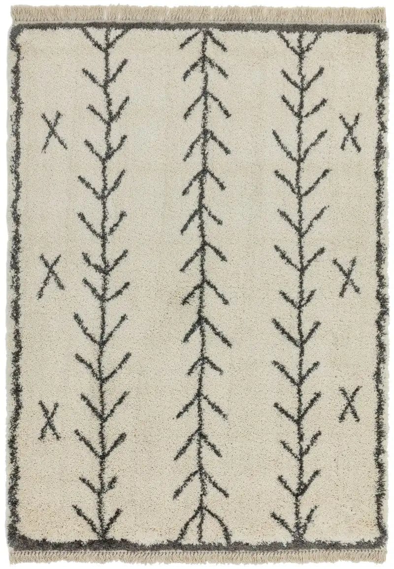 Rocco RC10 Cream Arrow — Woven Rugs