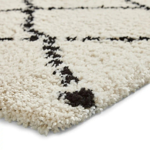 Think Rugs Rugs Royal Nomadic 5413 Ivory Black - Woven Rugs