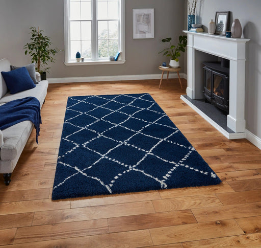 Think Rugs Rugs Royal Nomadic 5413 Navy - Woven Rugs