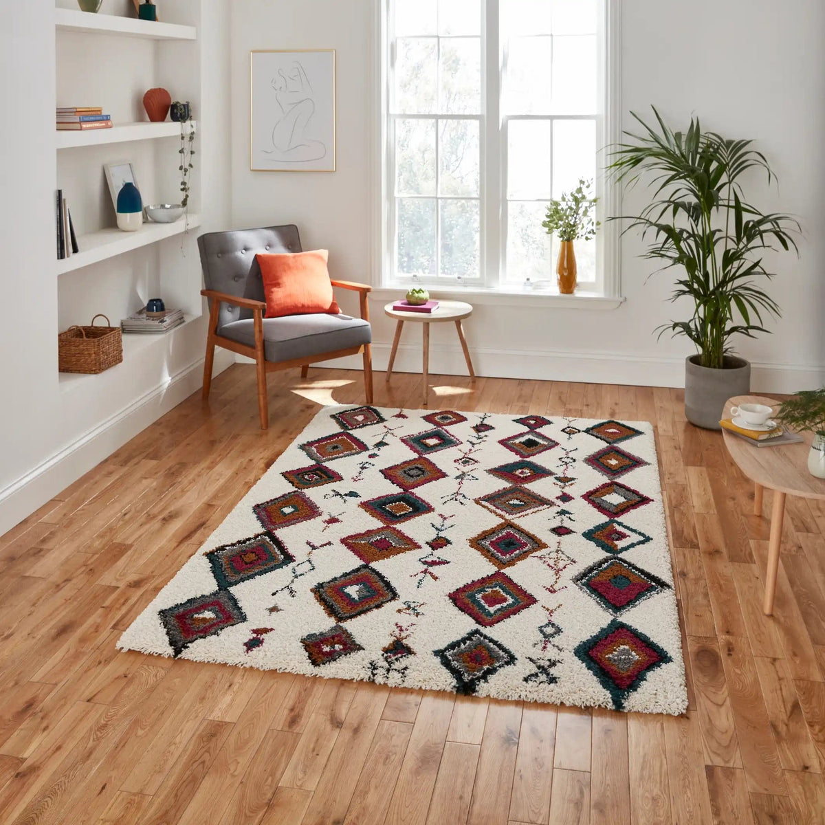 Royal Nomadic Rugs Royal Nomadic A636 Cream Multi — Woven Rugs