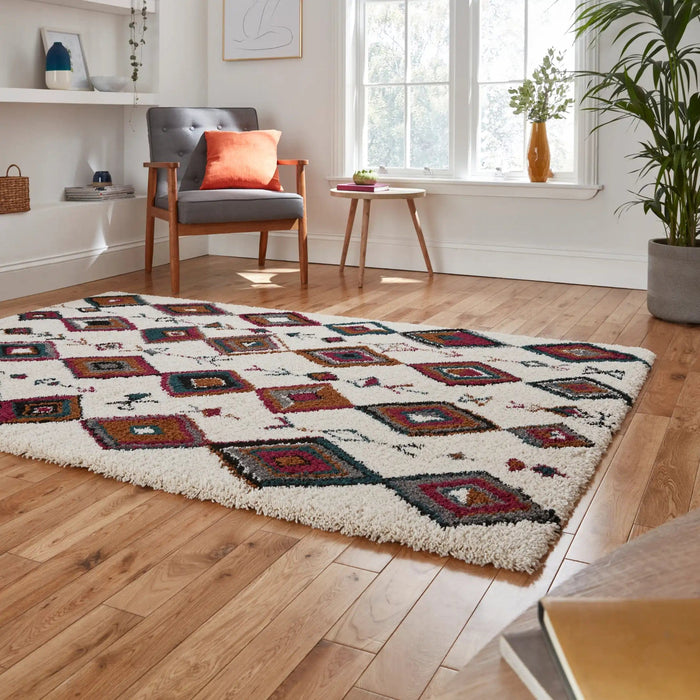 Royal Nomadic Rugs Royal Nomadic A636 Cream Multi — Woven Rugs