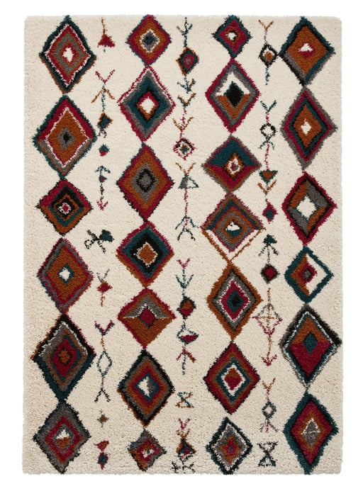 Think Rugs Rugs Royal Nomadic A636 Cream Multi - Woven Rugs