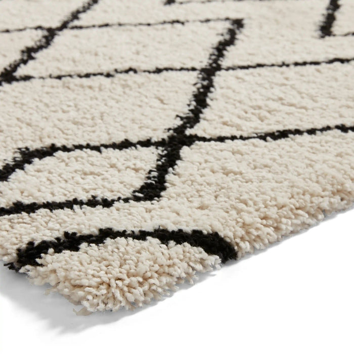 Royal Nomadic A638 White Black — Woven Rugs