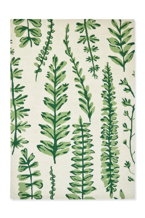 Scion Rugs Scion Screen Printed Ferns Juniper 125907 - Woven Rugs