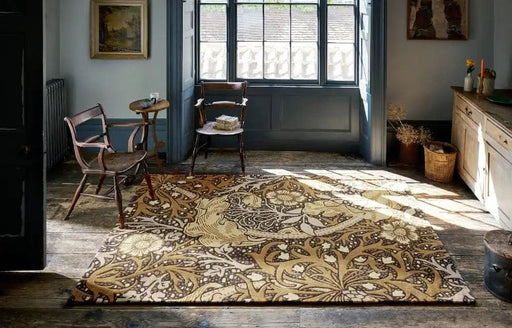 Seaweed 127006 Charcoal Mustard Rug 2