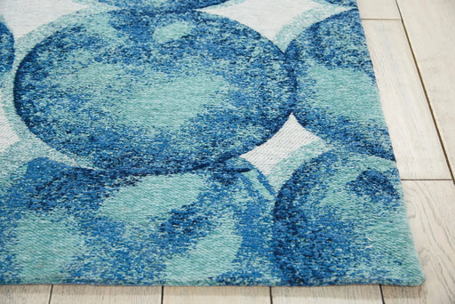 Nourison Rugs Organic Modern OM005 Aqua Navy - Woven Rugs