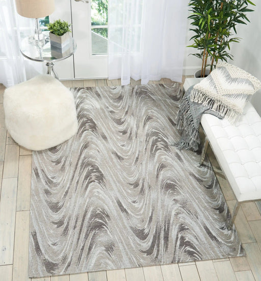 Nourison Rugs Rectangle / 152 x 213cm Organic Modern OM001 Glacier 99446398468 - Woven Rugs