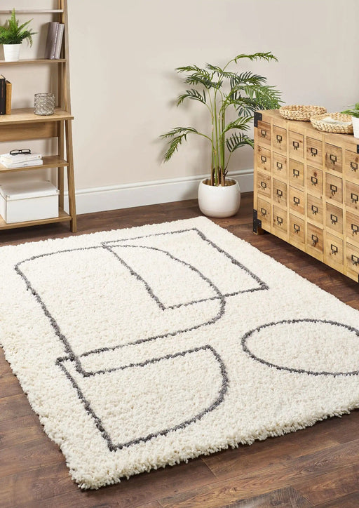 Origins Rugs Artisan Picasso White/Grey - Woven Rugs