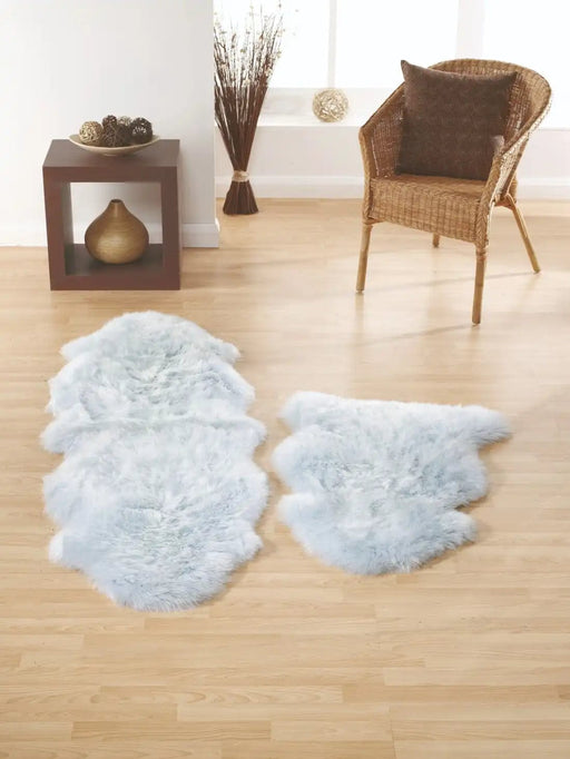 Origins Rugs Genuine Sheepskin Duck Egg - Woven Rugs