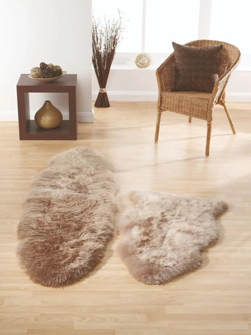 Origins Rugs Genuine Sheepskin Mink - Woven Rugs