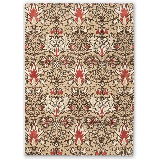 Morris & Co. Rugs Snakeshead 127200 Chocolate Spice Rug - Woven Rugs