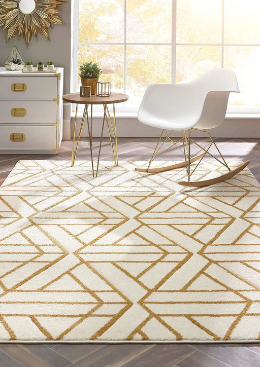 Origins Rugs Origins Escher Cream/Gold - Woven Rugs