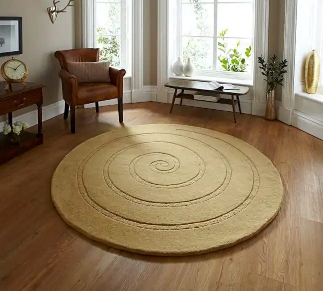 Spiral Gold — Woven Rugs
