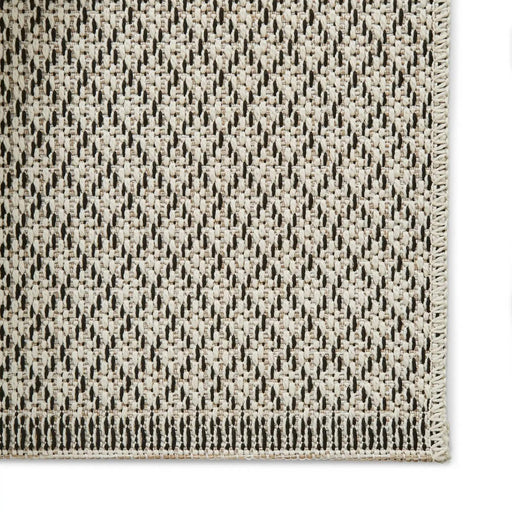 Think Rugs Rugs Stitch 9682 Beige/Black - Woven Rugs