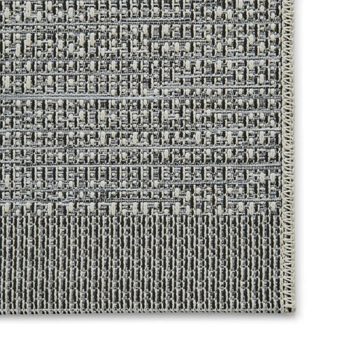 Think Rugs Rugs Stitch 9682 Silver/Black - Woven Rugs