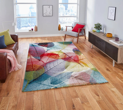 Two Colours Rug Multi-Coloured Rugs — Woven Rugs