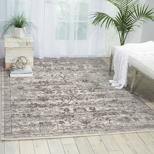 Nourison Rugs Twilight TWI01 Silver - Woven Rugs