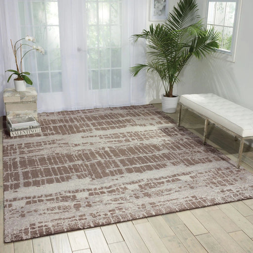 Nourison Rugs Twilight TWI10 Hazel Brown Round - Woven Rugs