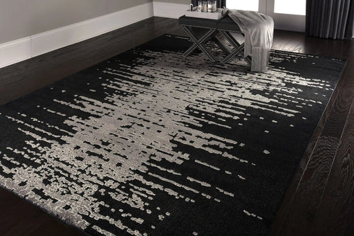 Nourison Rugs Twilight TWI11 Flint Black - Woven Rugs