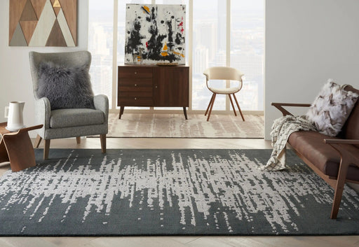 Nourison Rugs Twilight TWI11 Flint Black - Woven Rugs