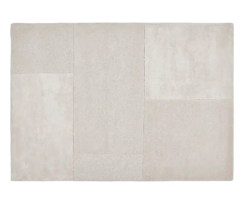 Tate Tonal Textures Rug Ivory — Woven Rugs
