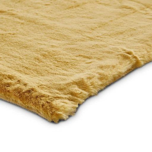 Think Rugs Rugs Teddy Yellow Rug - Woven Rugs