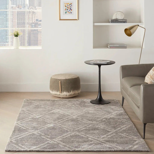 Nourison Rugs Venosa VSN01 Grey Ivory Runner - Woven Rugs