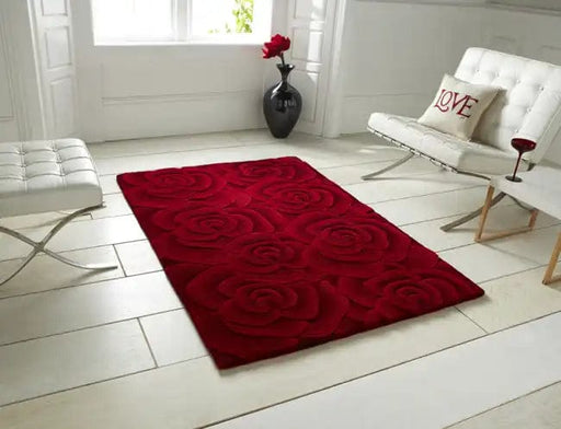 Think Rugs Rugs Valentine VL 10 Red - Woven Rugs