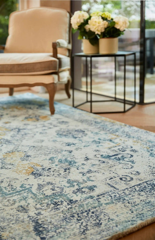 Vogue Blue Ochre Rug 2