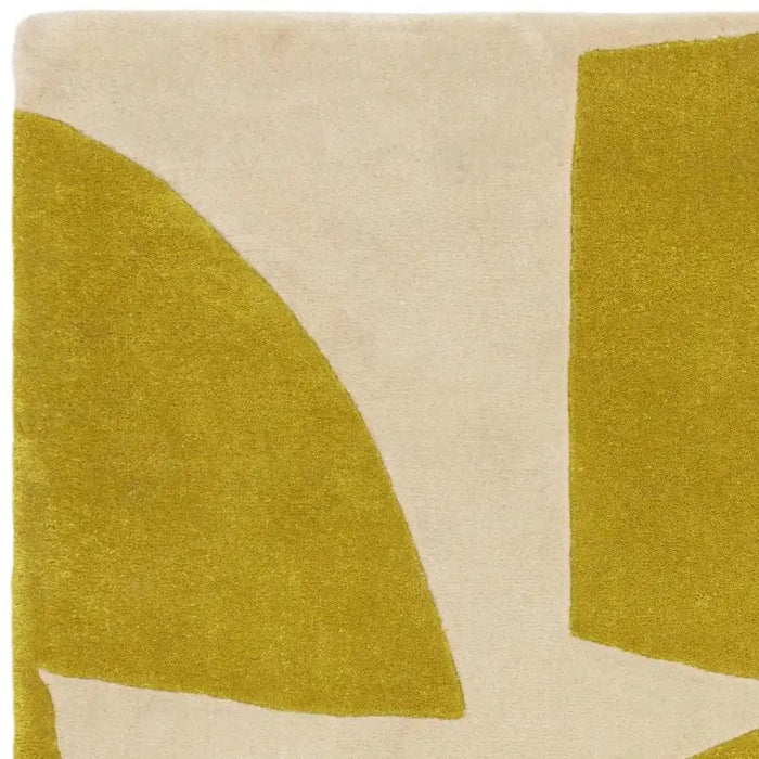 Chartreuse Color Rug Romy 06 Kite Chartreuse — Woven Rugs