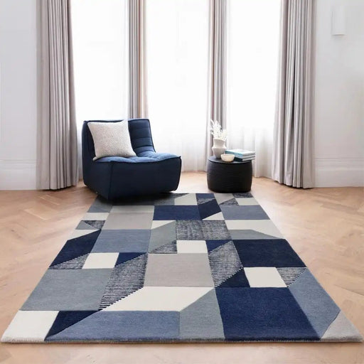 Asiatic Rugs Matrix Asiatic 101 Memphis Blue - Woven Rugs