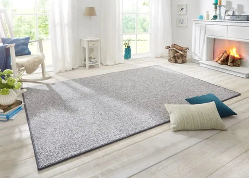 RugsDirect Online Plain/Nearly Plain Wolly 102840 Grey Rug - Woven Rugs