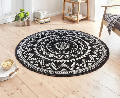 RugsDirect Online Modern Celebration 103441 Black Rug - Woven Rugs