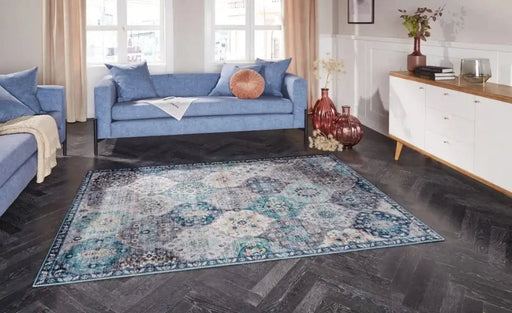 RugsDirect Online Traditional IMAGINATION 104205 Denim Blue Rug - Woven Rugs