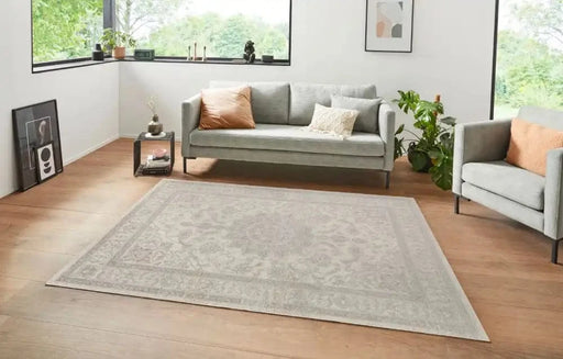RugsDirect Online Traditional 160cm x 230cm Rectangle Sam 104220 Cream Anthracite Rug 4260659061791 - Woven Rugs