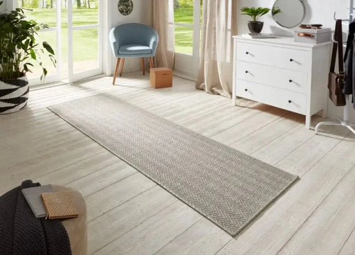 RugsDirect Online Plain/Nearly Plain Nature Runners 104266 Grey Mutli Rug - Woven Rugs