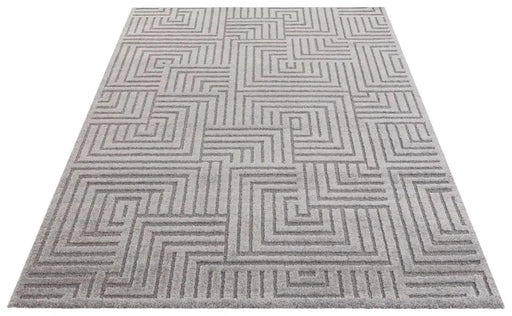 RugsDirect Online Plain/Nearly Plain New York Hans 105092 Grey Rug - Woven Rugs