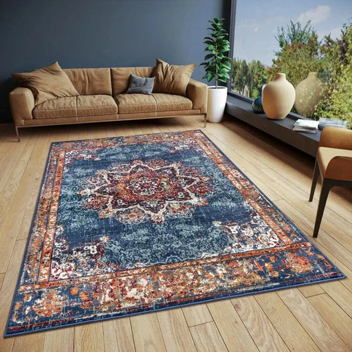 RugsDirect Online Traditional Luxor 105637 Blue Rug - Woven Rugs