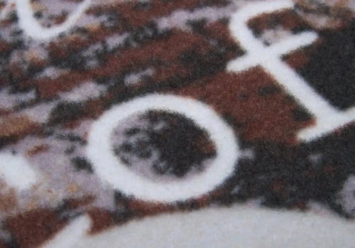 RugsDirect Online Funky 50cm x 150cm Runner Cook & Clean 105722 Coffee Rug 4262377777183 - Woven Rugs