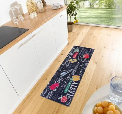 RugsDirect Online Funky 50cm x 150cm Runner Cook & Clean 105730 Tasty Rug 4262377777268 - Woven Rugs