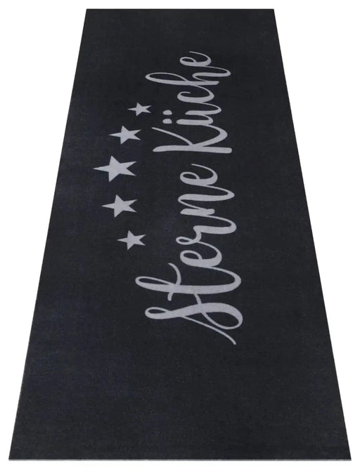 RugsDirect Online Funky 50cm x 150cm Runner Cook & Clean 105734 Black Rug 4262377777305 - Woven Rugs