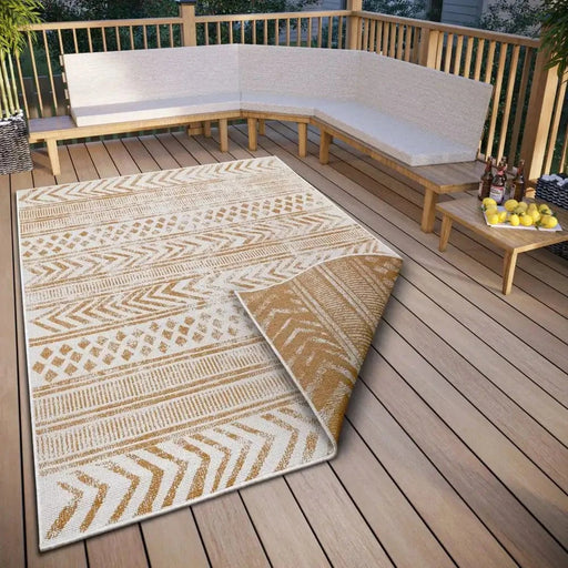RugsDirect Online Modern Twin Supreme 105787 Ochre Rug - Woven Rugs