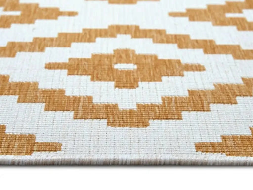 RugsDirect Online Modern Twin 105794 Ochre Rug - Woven Rugs