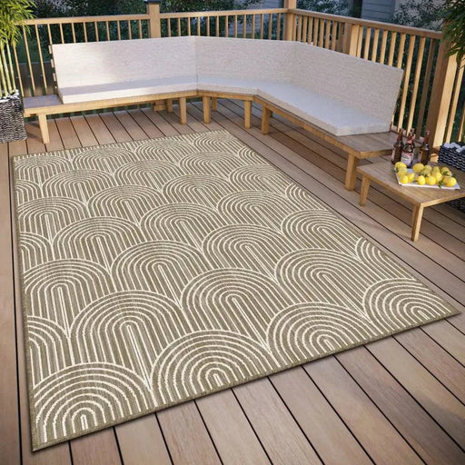 RugsDirect Online Plain/Nearly Plain Pangli Reversible Indoor Outdoor 105850 Linen Rug - Woven Rugs