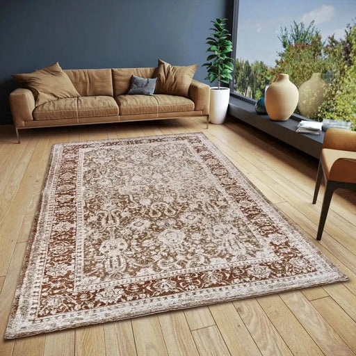 RugsDirect Online Traditional Catania 105887 Brown Rug - Woven Rugs
